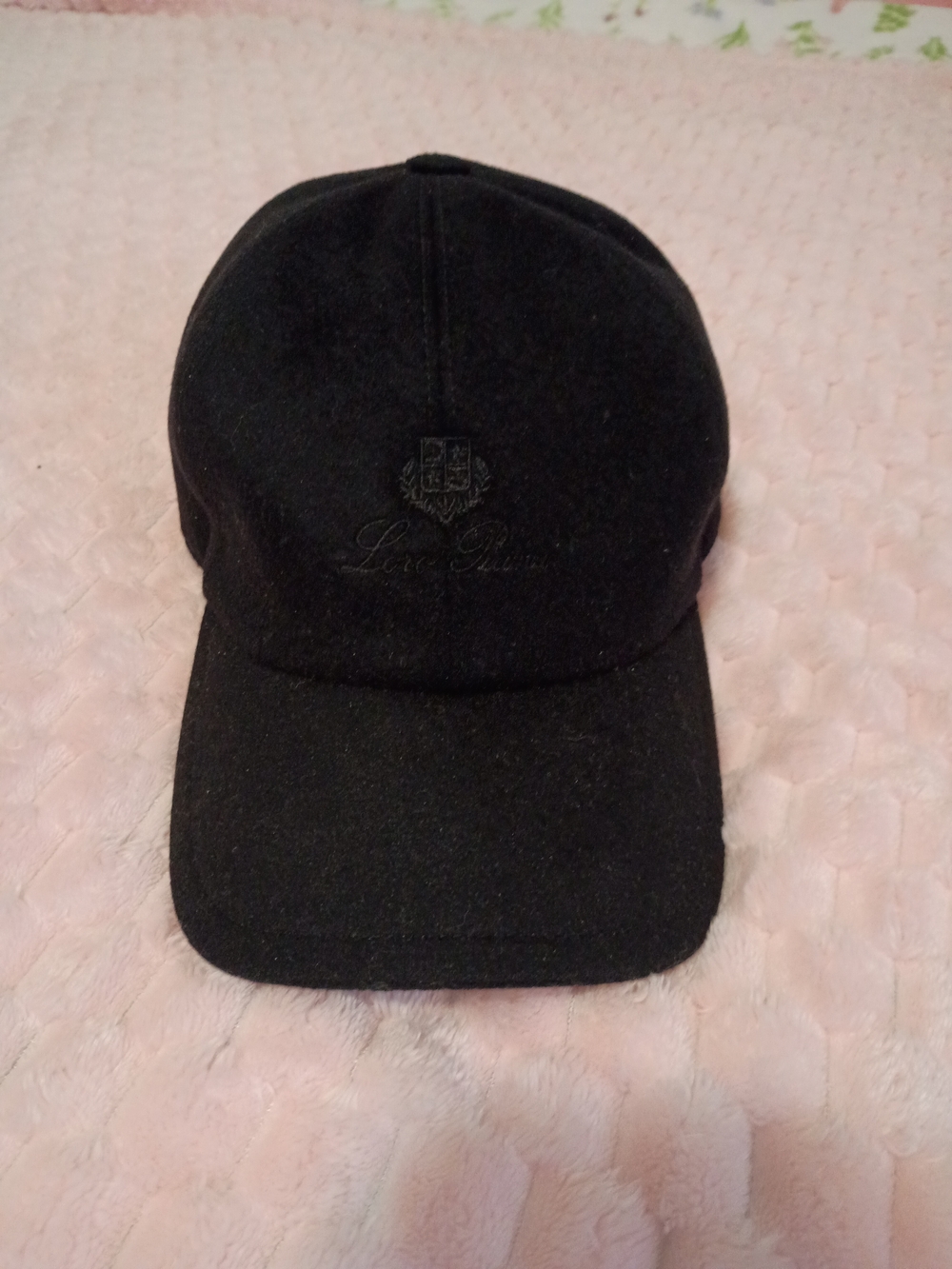 Loro Piana Gray and Black Cashmere Storm System Cap Size XL